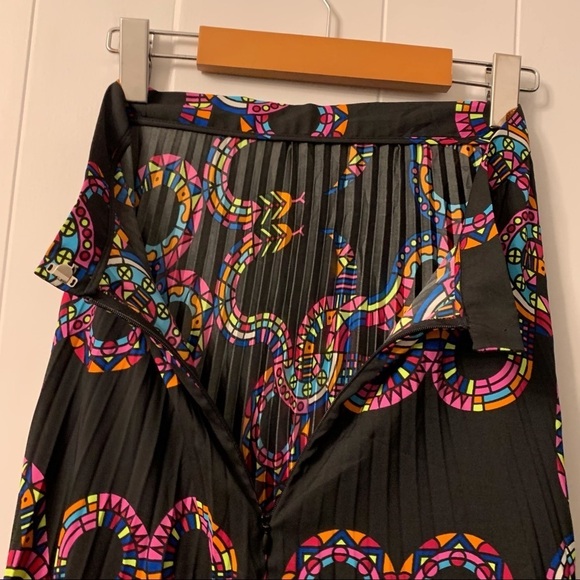Mara Hoffman Snake Print Maxi Skirt Long Designer Boutique Rare Pleated Pattern - Picture 14 of 14